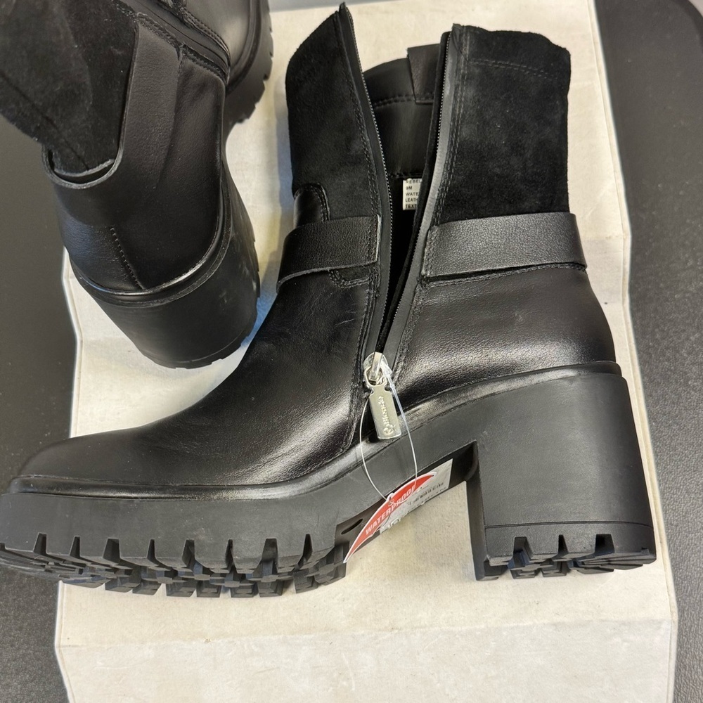 Blondo Women's Rebel Waterproof Ankle Boot, size 9, NWT , Leather - Picture 7 of 13